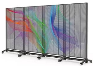 China Dustproof Transparent LED Display Screen IP65 P3.91 Outdoor Digital Signage on sale