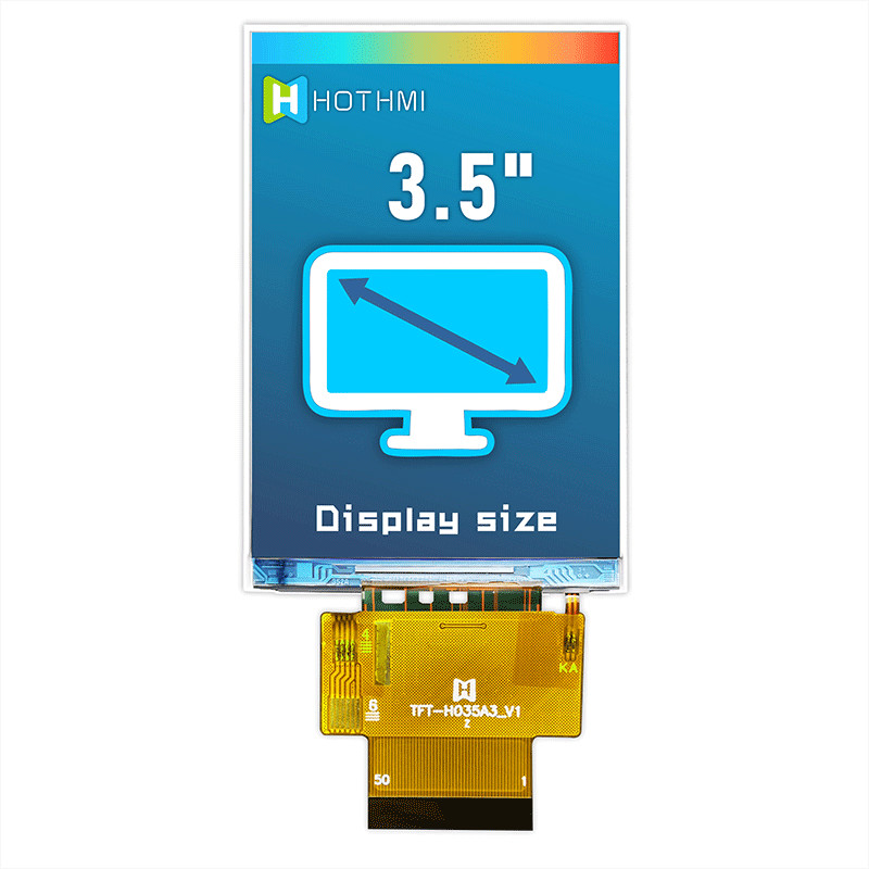 Multipurpose 3.5" TFT LCD Display Sunlight Readable With Compatible Interface TFT-H035A3HVIST5N50