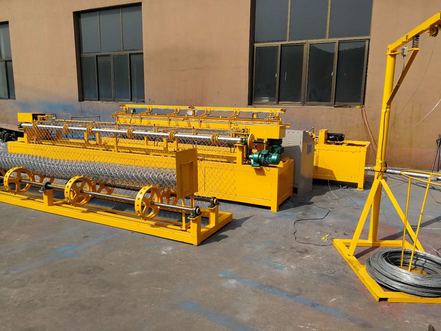 Wholesale Fully Auto Diamond Size Mesh Making Machine For Galvanized Wire from china suppliers