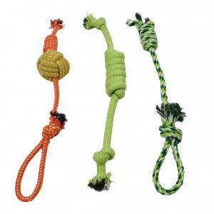 Wholesale Small Strong Durable Pet Toys Recycled Training Color Cotton Rope Cat Dog 55g from china suppliers
