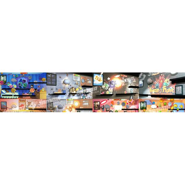 Crazy Magic Balls Projection Interactive Floor , Indoor Amusement Park Interactive Touch Projector