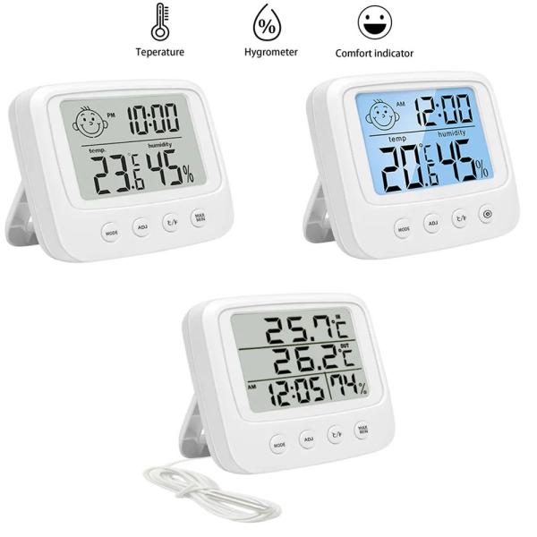 Quality E0828S Lights Digital Thermometer Controller 10%RH-99%RH Humidity Measurement Range for sale