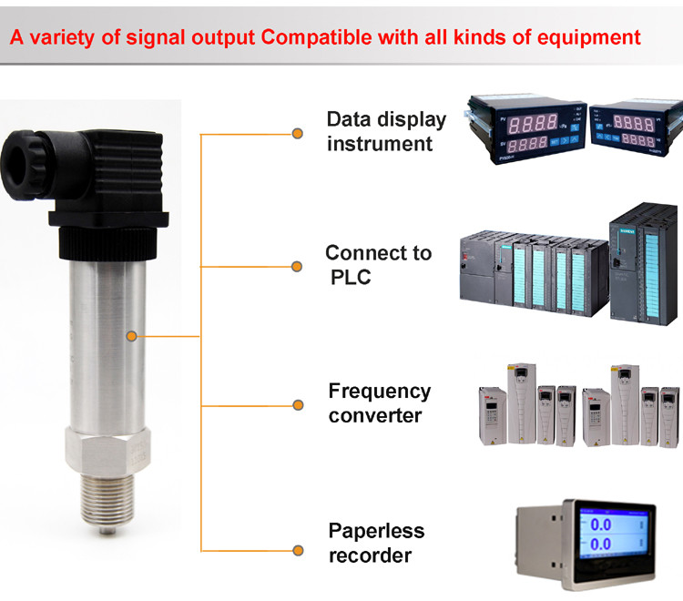 OEM Precision Pressure Sensor PT201-2 With Imported Silicon Sensor Chip