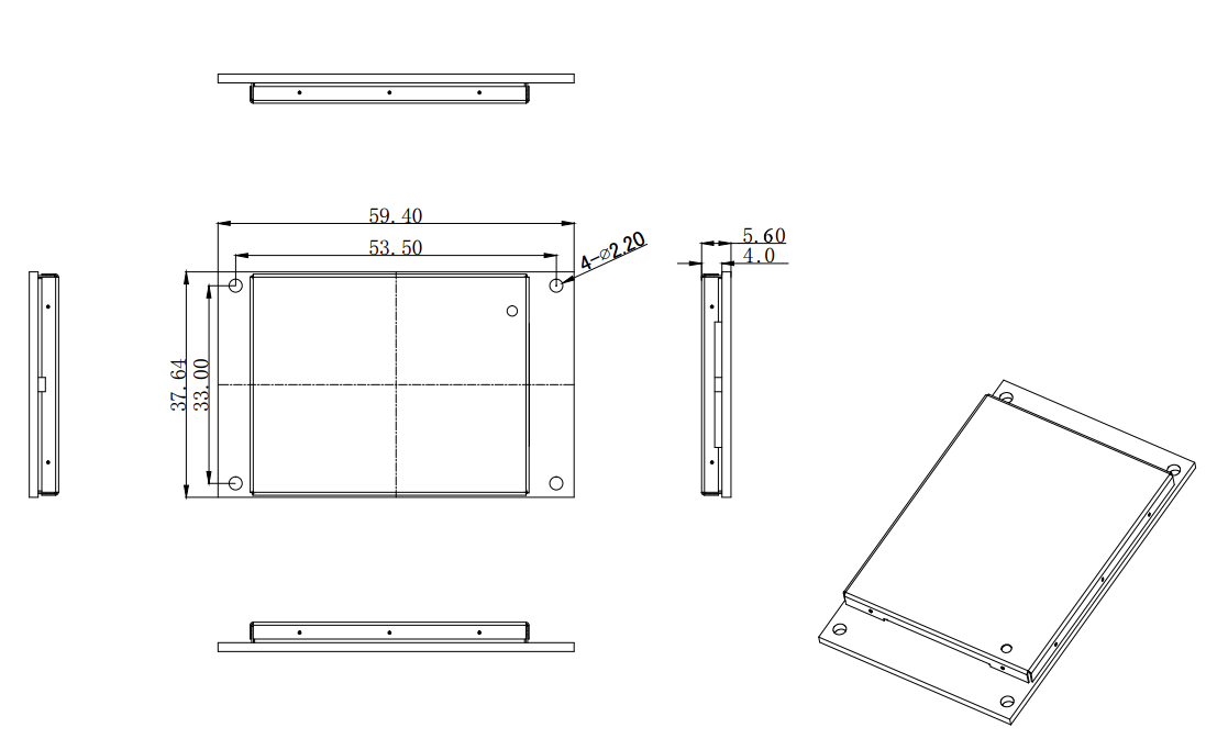 UHF RFID Module RFID Reader Module ISO18000-6C EPC Global Gen2 Protocol 10m Read Range 0