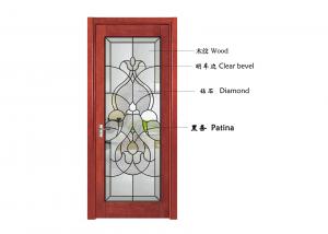 Wholesale Polished Hollow Structure Durable Clear Beveled Glass Panels For Window / Door / Curtain from china suppliers
