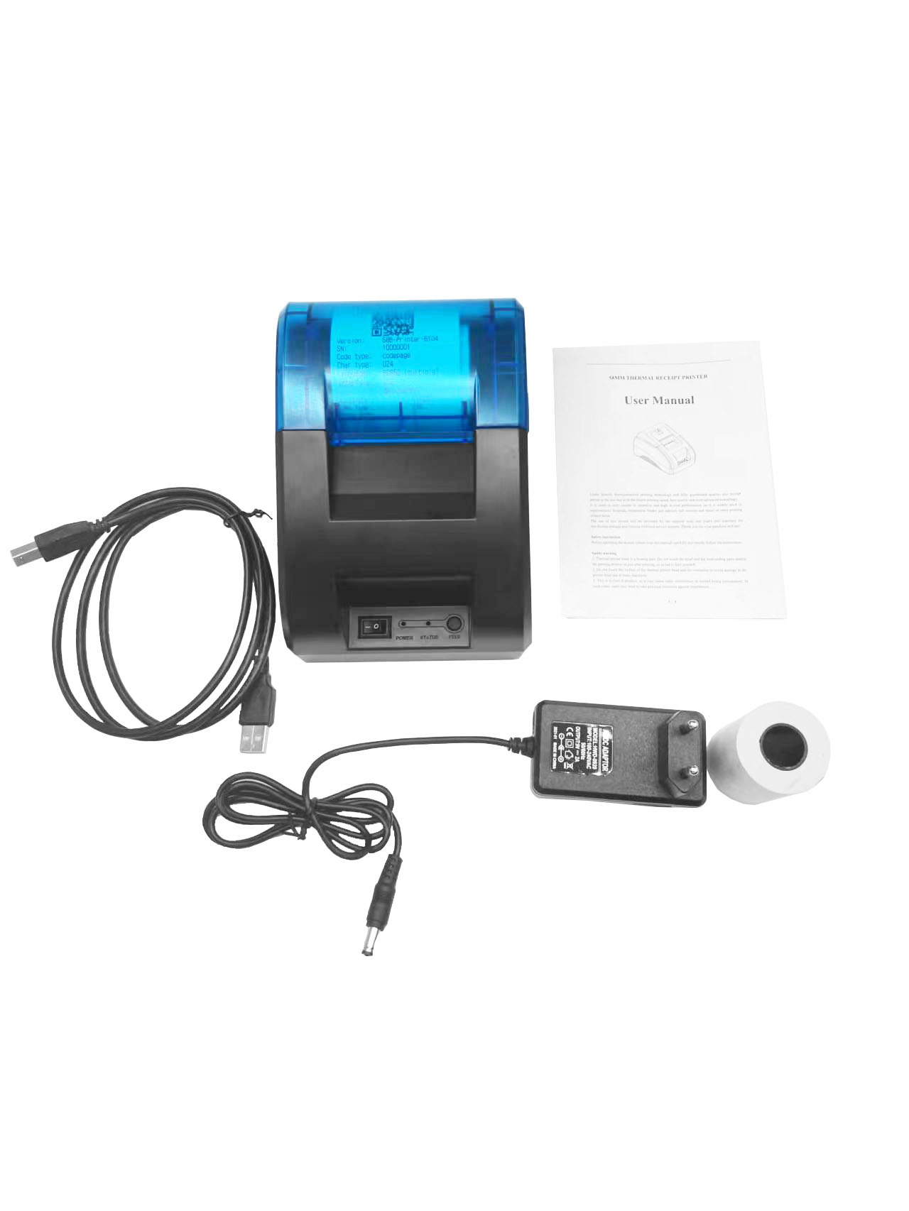 High Speed Printing POS-58B Desktop 58MM Barcode Thermal Bill Printer With USB Port