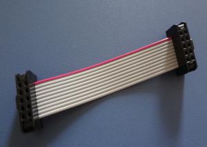 Wholesale 10Poles IDC Ribbon Red Grey Cable To Computer 1.27mm 2.54mm Pitch from china suppliers