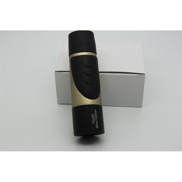 10x25 Golden Pocket Monocular Telescope , Mini Monoculars For Bird Watching