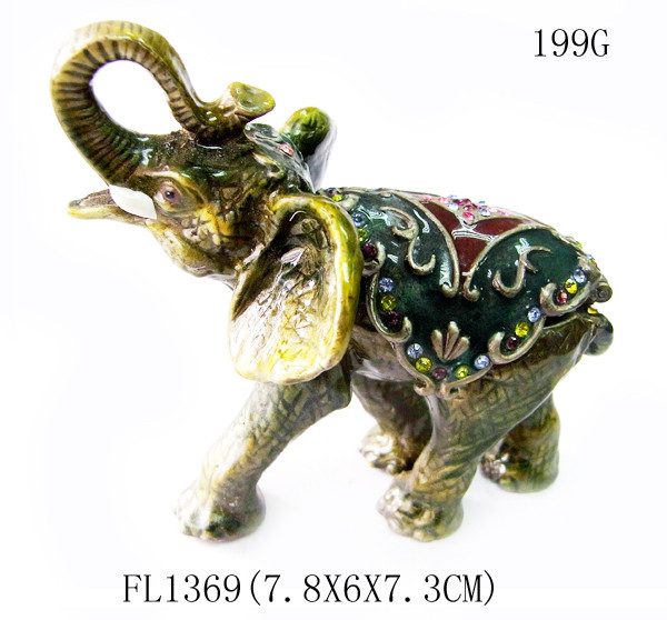 Indian elephant decorated Custom Made Jewelry Boxes for gift