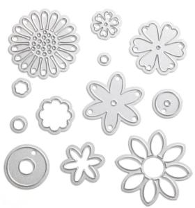 DIY Motif  petals scrapbook Motif Die Petals embossing file 3941