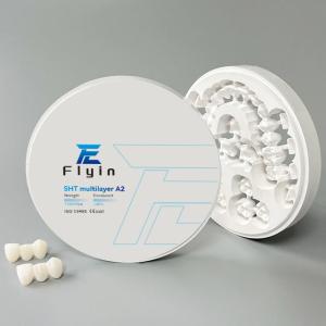 Wholesale Dental And Laboratory Materials SHT Multilayer Zirconia Block 46% Translucency from china suppliers