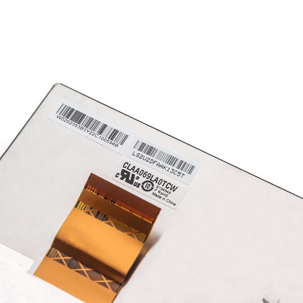 CPT 6.9 Inch CLAA069LA0TCW TFT LCD Display For Car Auto Parts Replacement