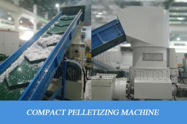 Quality pe pp compacting agglomerating for plastic PP PE HDPE LDPE,Plastic recycling machine for sale