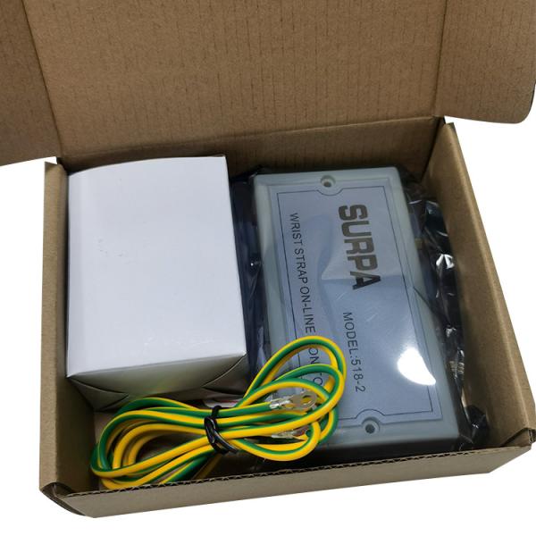 ESD SURPA 518-2 ESD Wrist Strap Tester / Antistatic Wrist Strap Online Monitor