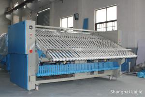 China Automatic Laundry Bed Sheet Folding Machine , Hotel Linen Fabric Folding Machine on sale