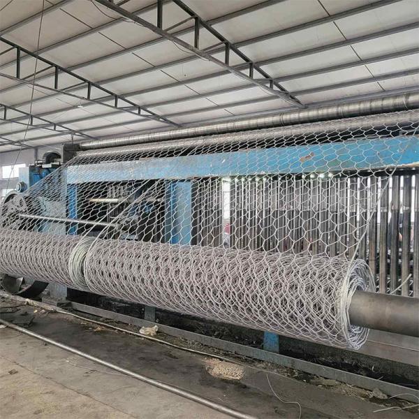 Combination Geotextile Gabion Rock Fall Netting Galvanized Hexagonal Steel Wire Mesh Grid Erosion Control