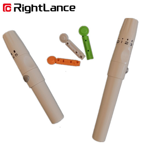 26g 11.5cm White Diabate Painless Lancing Device Adjustable For Monitoring