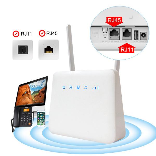 4G LTE Wifi Router Band 1 3 5 8 Wireless Indoor CPE Router With Sim Card Slot