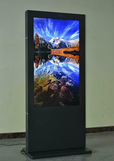 49" Double Sided Indoor Projected Capacitive Touch Screen Digital Signage Kiosk