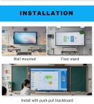 Interactive Smart Whiteboard With Capacitive Infared Interactive Touch Panel For