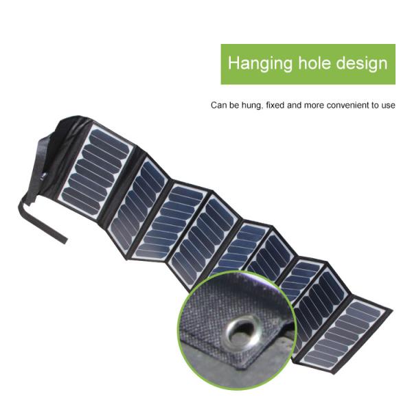 60W Foldable Solar Panel Portable With ETFE Technology USB-C