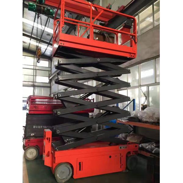 Self Propelled Boom Lift 10m Outdoor Aerial Working Equipment Scissor Structure
