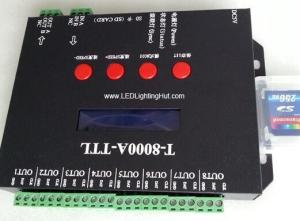 China T-8000A SD Card WS2801 WS2811 WS2812 LPD6803 TM1903 DMX512 RGB Digital Addressable RGB Strip LED Controller on sale