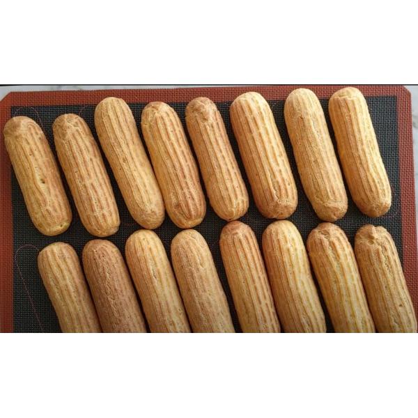 ECLAIRS Puff Making Machine Tray Type Mini Puff Extruder Machine PLC