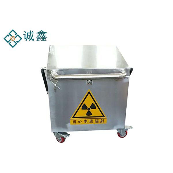 10mm Thick Lead Shielded Box Double Lock With 4 Casters On Bottom