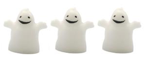 8.5*5.5*9.8cm Wax Little LED Ghost Light 1CR2032 Battery Light Weight
