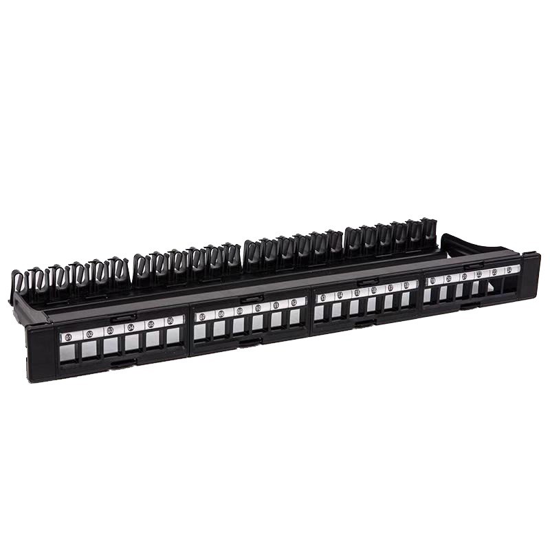 CAT5 CAT6 Network Patch Panel UTP Blank Unloaded RJ45 24 Port Patch Panel