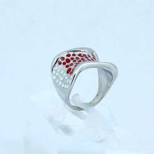 Wholesale Fashion 316L Stainless Steel Casting Clay CZ Stones Ring LRX319 from china suppliers