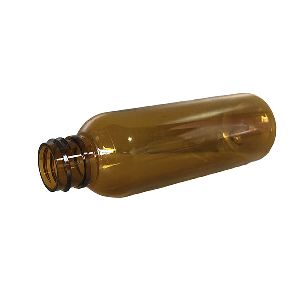 PP Cap 2 Oz Round Squeezable PET Spray Bottle / Plastic Bottle With Pump 20/410