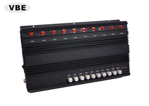 China 10 Bands Mobile Network Jammer , Cell Blocker Jammer Signal Synchronization System on sale