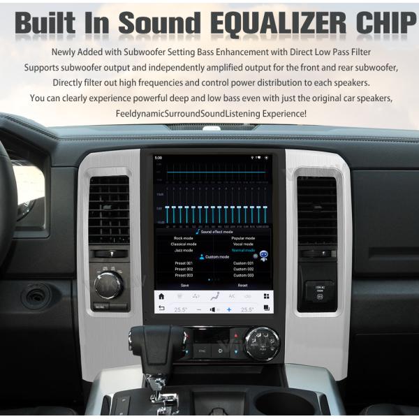 12.1 inch Head Unit For 2008-2011 Dodge Ram GPS Navigation Multimedia player Touch Screen Support Wireless Carplay