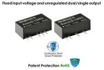 1W Isolated DC DC Converter Fixed Input Voltage, Unregulated Single Output