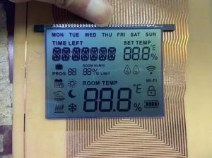 Wholesale OEM FSTN LCD Display Positive Mode Monochrome Graphic 12 O'clock Viewing Angle For Thermostat from china suppliers