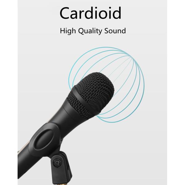 Gold Plated Karaoke Dynamic Gaming Microphone 176g Lightweight OEM