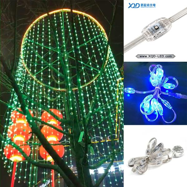 Full Color RGB 3D Pixel LED Crystal Lamp Interactive For Decoration