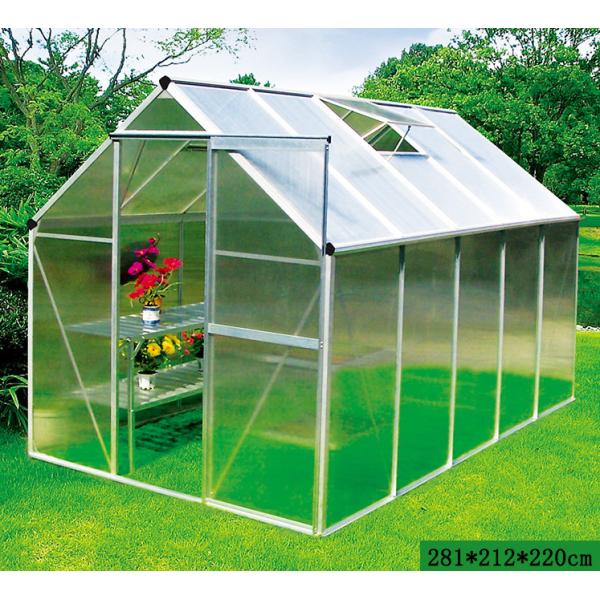 400x300x243CM Big Polycarbonate Board Greenhouse， Easily to install without special tools，Light and fast