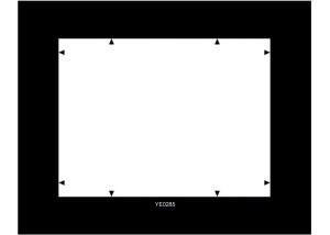 YE0285 Digital Image Resolution Chart For Evaluation Infrared Illumination Operating View Distance