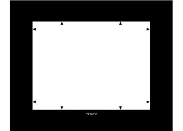 Quality YE0285 Digital Image Resolution Chart For Evaluation Infrared Illumination Operating View Distance for sale