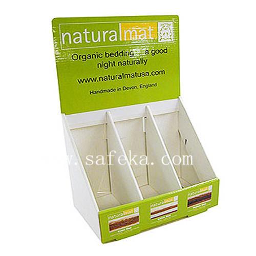 Quality 3 pockets Cardboard Counter Display,Paper CDU for sale