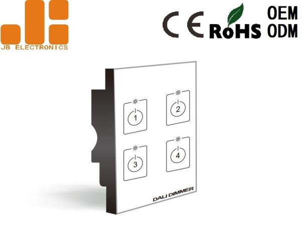 Quality Four Channels Output Remote Dimmer Switch , DALI High Power Dimmer Switch for sale