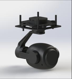 30 Optical Zoom Camera + 3-axis IP/HDMI Gimbal