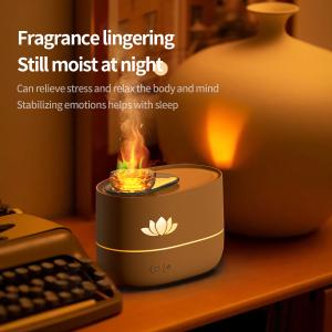 Wholesale 350ml Fire Diffuser Humidifier With Timing Automatic Outage Protection from china suppliers