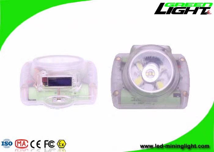 480mA Miners Cap Lamp Long Working Time With OLED digital screen USB Portable 4 hours fast Charger