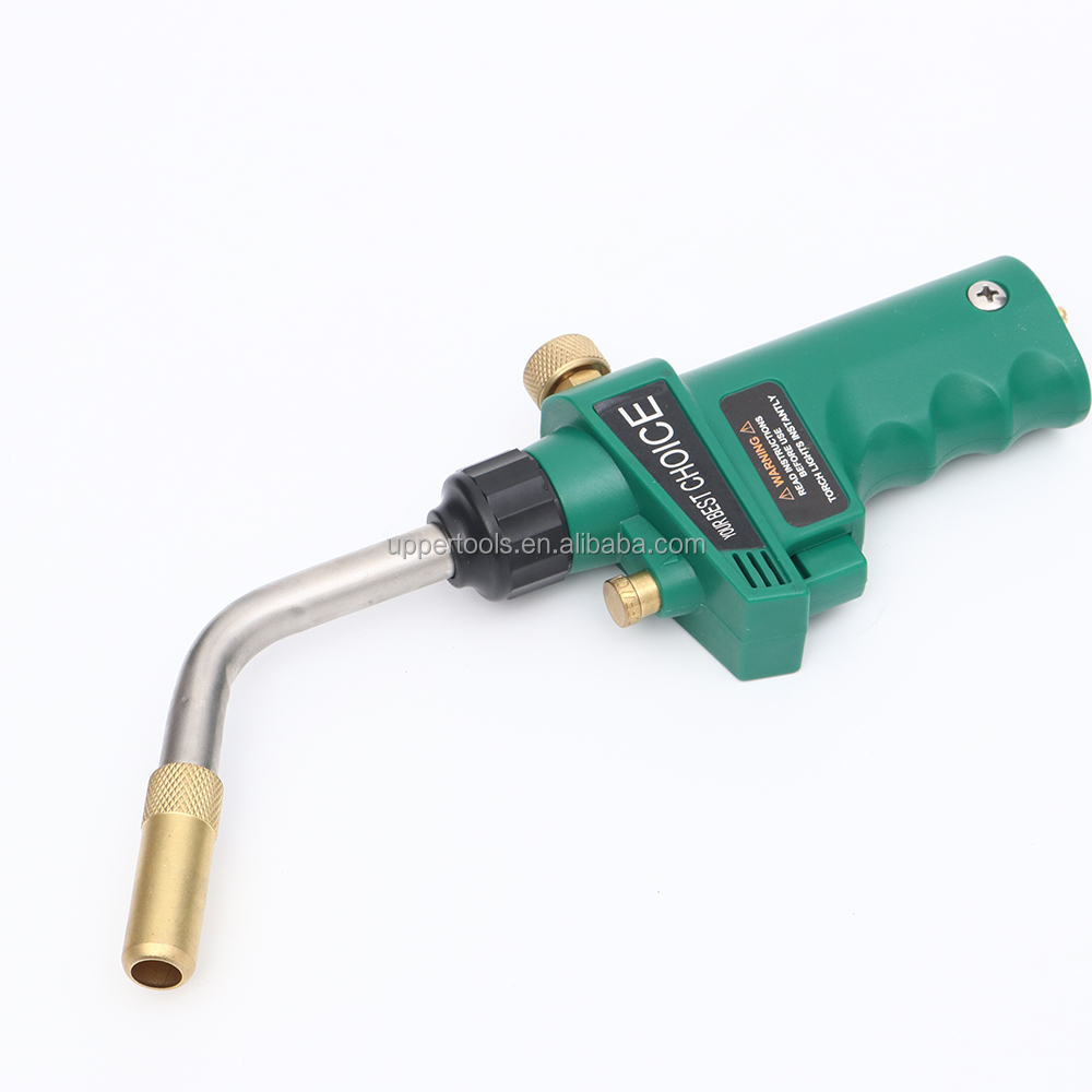 Precise Brazing with Automatic Trigger Start MAPP Torch and High Intensity Propane Flame