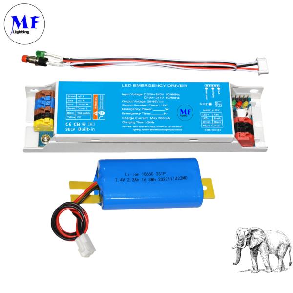 Self-Detect LED Emergency Driver Panic Light Ballast Compatible IP20 Constant