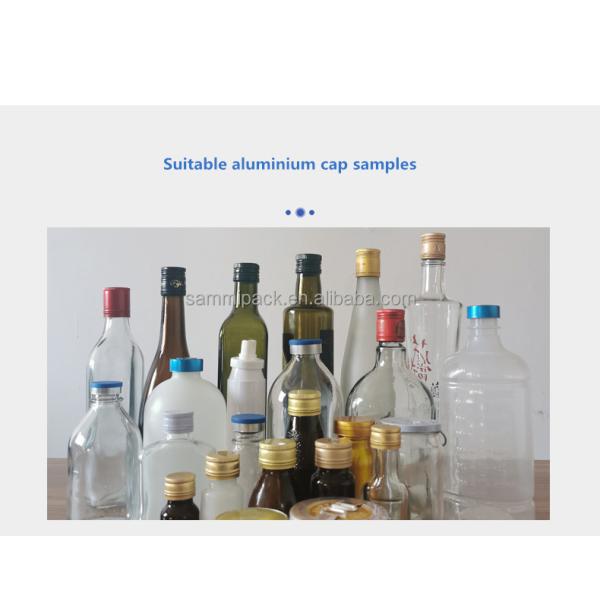 Factory Price Semi Automatic Ropp Screw Capper Whisky Wine Bottle Lid Capping Machine Crimping Machine for Metal Lids